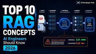 RAG Is Not Dead: 10 Concepts Every AI Engineer Needs - #aideveloperhub  #rag  #aiengineering
