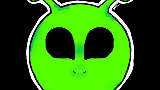 Watch me draw a green alien pfp