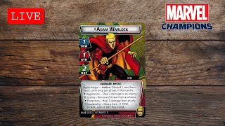 🔴  Adam Warlock Stress Test -  Marvel Champions LCG Playthrough