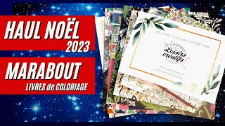 My Christmas Gift from Marabout Editions ! MEGA HAUL adults coloring books