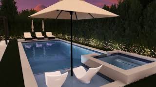 Transforming Existing California Backyard:Stunning 3D Remodeling Timelapse | Structure Studios VIP3D