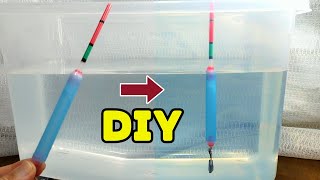 How to make your own fishing float that is unique to the world.   DIY Fishing