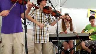 Orpheus Folklore Ensemble in the Dance Tent