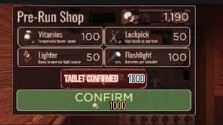 TAPPING THE PRE RUN SHOP TABLET UNTIL I GET IT