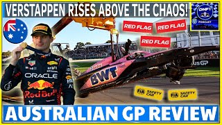 F1 2023 Australian GP Review - Verstappen Wins In TRIPLE RED FLAG Classic! |DNF1 Podcast