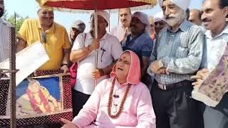 श्री श्रद्धा धाम शाहपुरकण्डीकी ब्रांच राउंद मेल जिला ऊधमपुर में पड़ा 11000 स्क्वायर हाल का लैंटर पड़ा
