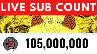 PewDiePie is reaching 105 Millions | PewDiePie Live SUB Count