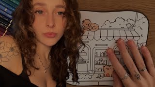 ASMR Saturday Scribble Session • 05 (comforting and positive whispers)