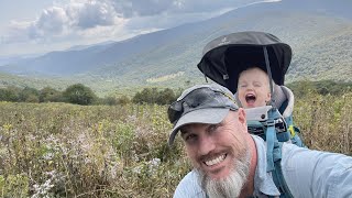 His first time on the Appalachian Trail!