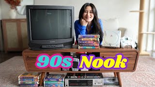 Creating a 90s retro nook in my small apartment