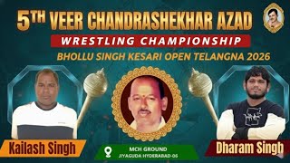 FINAL DAY VEER CHANDRASHEKHAR AZAD WRESTLING CHAMPIONSHIPS 2026.