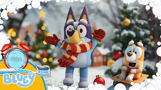 **New Bluey Christmas 2 Minute Toothbrush timer with Music Christmas time Song