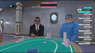 Casual Poker player vs Ranks 1 & 2 | Four Kings Casino and Slots