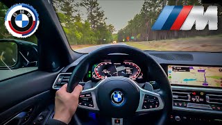 Twilight BMW M340i POV Drive (Binaural Audio)