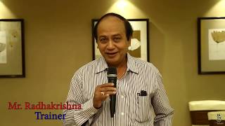 Mr.Radha Krishna (Corporate Trainer) giving Testimonial to Dr.P.Madhurima Reddy