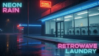 🌧️ Laundry Nights | Neon Rain Synthwave from the 80s