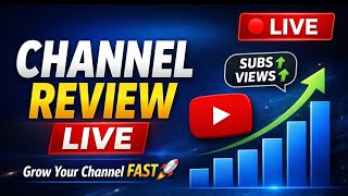 LIVE Channel Checking and grow your YouTube channel #live #channelchecking