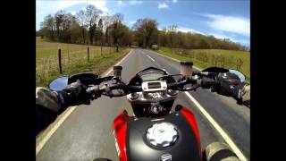 Ducati Hypermotard 1100 Evo filmed using GoPro HD Hero 3 Black Edition