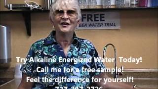 Arlene Tierce  Shares Alkaline Water