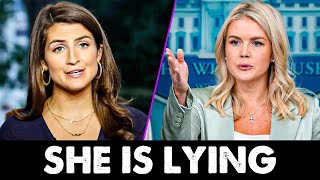 Kaitlan Collins DESTROYS Leavitt Lies on Live TV