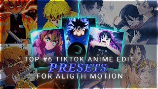TRENDING ANIME EDIT FREE PRESETS [ TIK TOK/FORMAT ] XML LINK 🔗 IN DESCRIPTION~ALIGHT MOTION 📲 #6