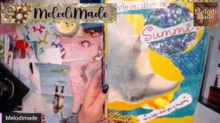 #melodimade #swapandglue - Collaging with Susan Tootsie Tucker's Swap