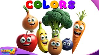 COLORS for Kids | Learn COLORS with Fruits and Vegetables | Colors Names