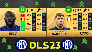 INTER MILAN PLAYERS RATING IN DLS 23! | DREAM LEAGUE SOCCER 23