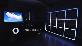 Synesthesia v1 -  Ambient music - semi-improvised contemporary visual art performance
