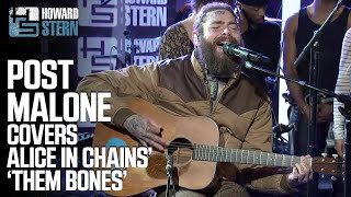 Post Malone Covers “Them Bones” Live on the Stern Show