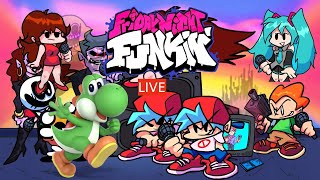 Friday Night Funkin Live Stream Chill Out Playthrough Part 1 Thanks Pichu & Boyfriend Music Playlist