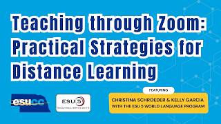 Teaching Through Zoom: Practical Strategies for Distance Learning