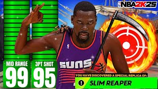 99 3PT + 93 DUNK + 95 MID KEVIN DURANT BUILD CAN DO EVERYTHING!! THE BEST BUILD IN NBA 2K25!!