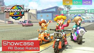 All Base Rally Tracks | Mario Kart World [4K HDR 60FPS No Commentary]