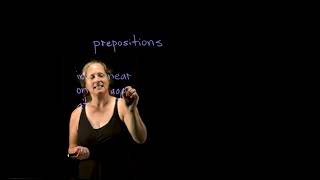 Parts of Speech  Prepositions 6