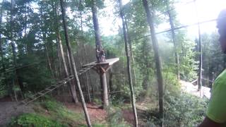 Beck's 1st take off with Ziplining.  Gatlinburgh, Tennessee.  GOPRO6707
