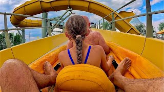 The Hydromagnetic Watercoaster Slide at Water World Colorado 