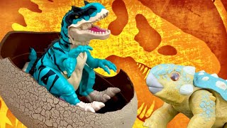 WE FOUND MUTANT BABY DINOSAURS HATCHING FROM THEIR SHELLS!! SUPER COOL JURASSIC ADVENTURE!!