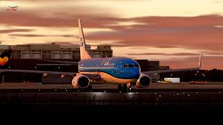 Realistic Graphics Sunset l X-Plane 11 l KLM Departure Vienna
