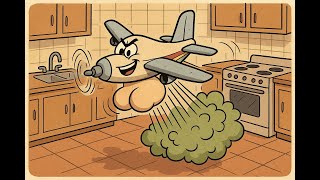 Crop dusting the kitchen