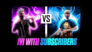 FREE FIRE HARDEST GUILD TEST ¹v1 With Subscribers In Livee