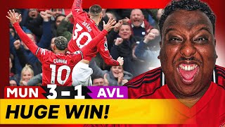 I Can Hear The Champions League Song! | Man Utd 3-1 Aston Villa