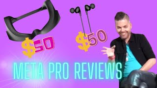 Oculus Quest Pro Meta Ear Bud Full Light Blocker Review NEW DLink
