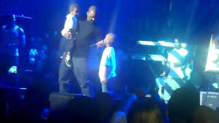 The Game Live @ Club Nokia Hater Throws A Cup At Him And His Kids