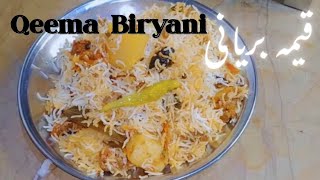 Easy Qeema Biryani Recipe | Quick & Tasty Pakistani Biryani #rice #biryani 