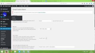 Video Tutorial Newsletter Plugin setup and How it works Wordpress