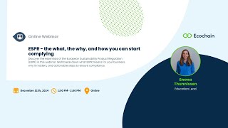 ESPR - The What, The Why & How You Can Start Complying