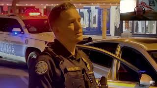 Cops Freak-Out When They Roll-Up 12 Deep ( Christopher Ruff )