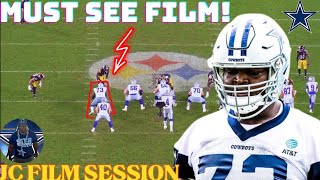 A Closer Look at Tyler Smith's Dominant Performance at Left Tackle! 🔥