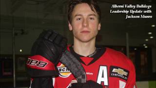 Alberni Valley Bulldogs Leadership with Jackson Munro